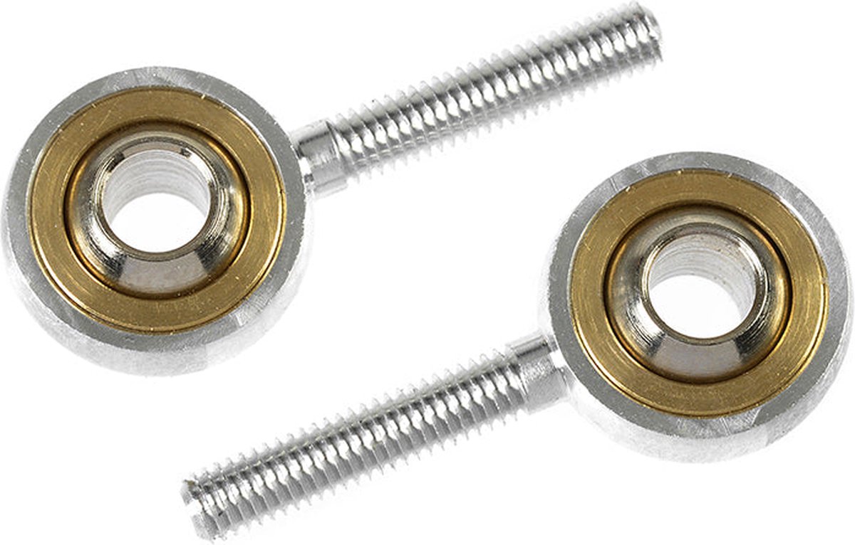   - Aluminium bolgwricht - buitenschroefdraad M3 - Kogel voor M4 schroeven - 2 st