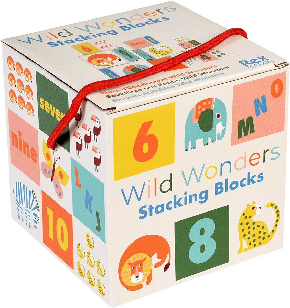 Wild Wonders dieren Blokken set Rex London