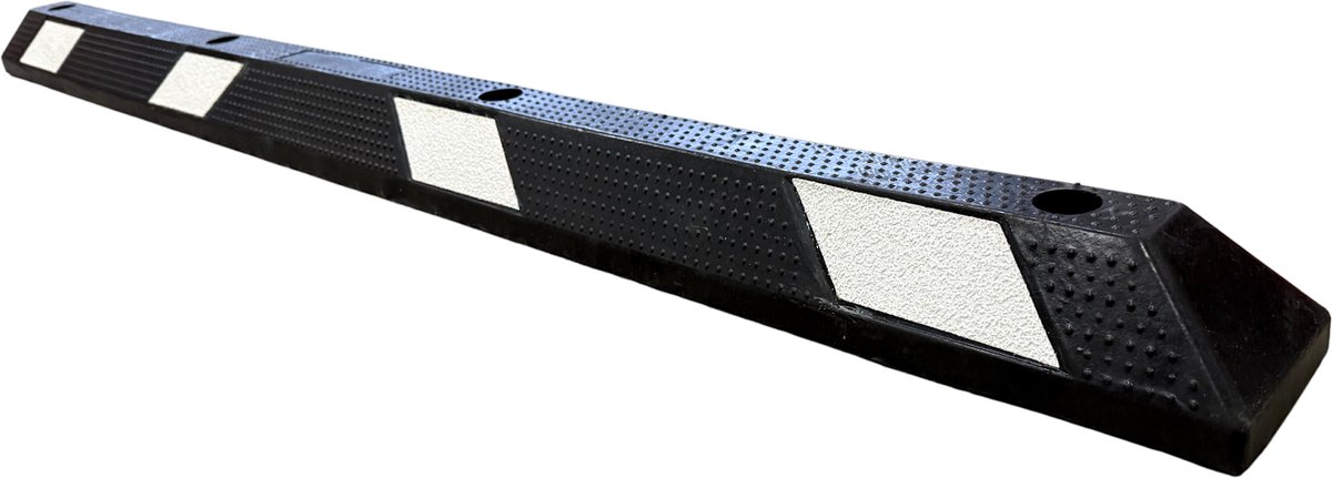 Varkensrug MAX - witte reflectie - robuust rubber - 183 cm