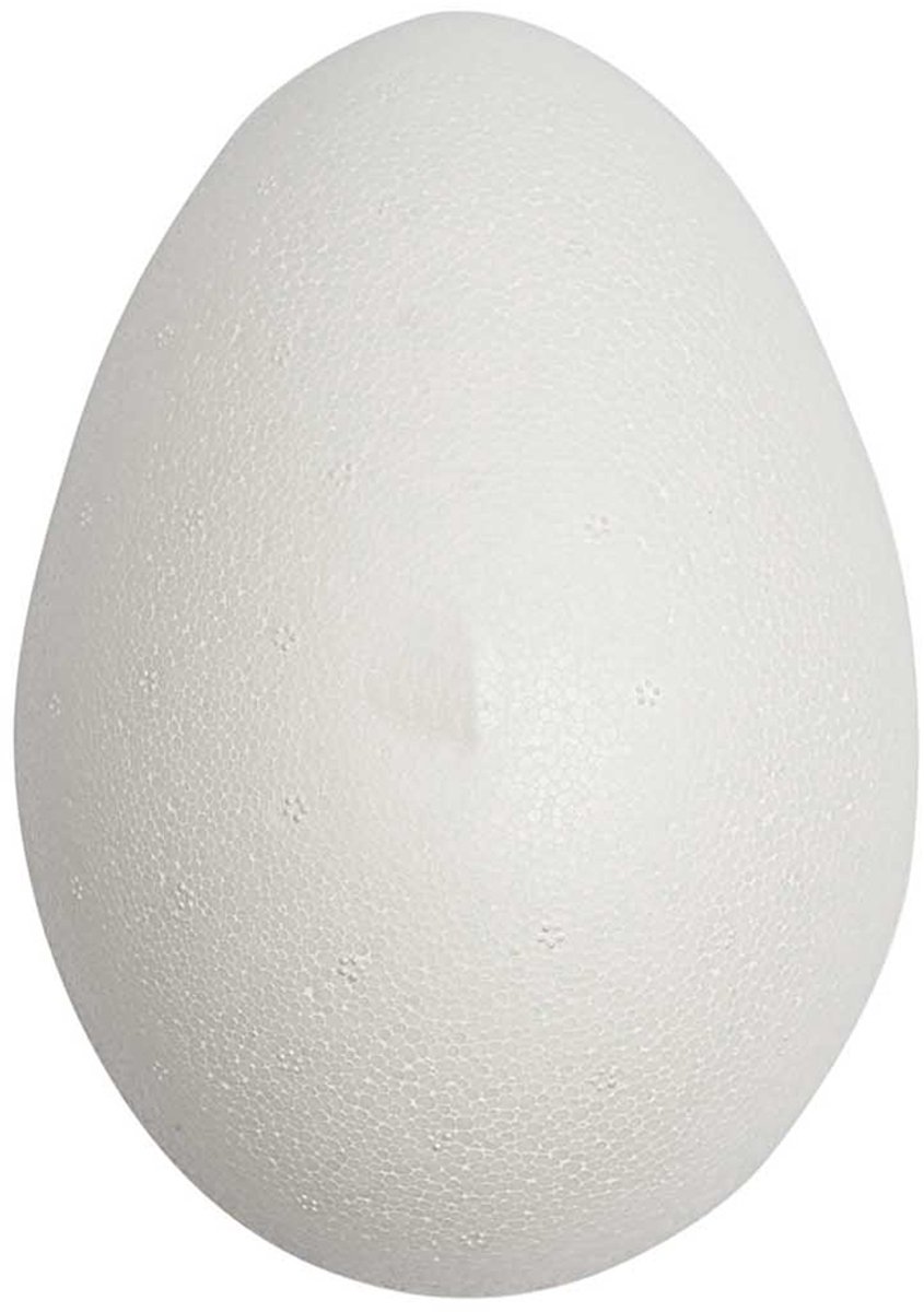 Piepschuim ei 10cm