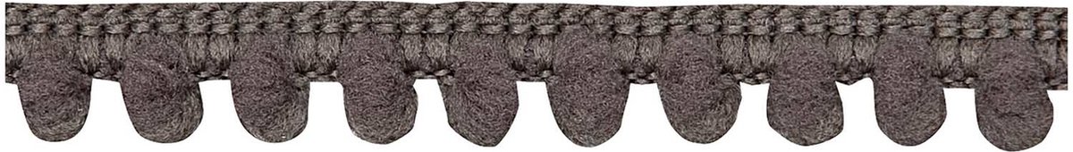 RICO DESIGN PATCHWORK FAMILY MINIPOMPONBAND ANTHRACIET 2M