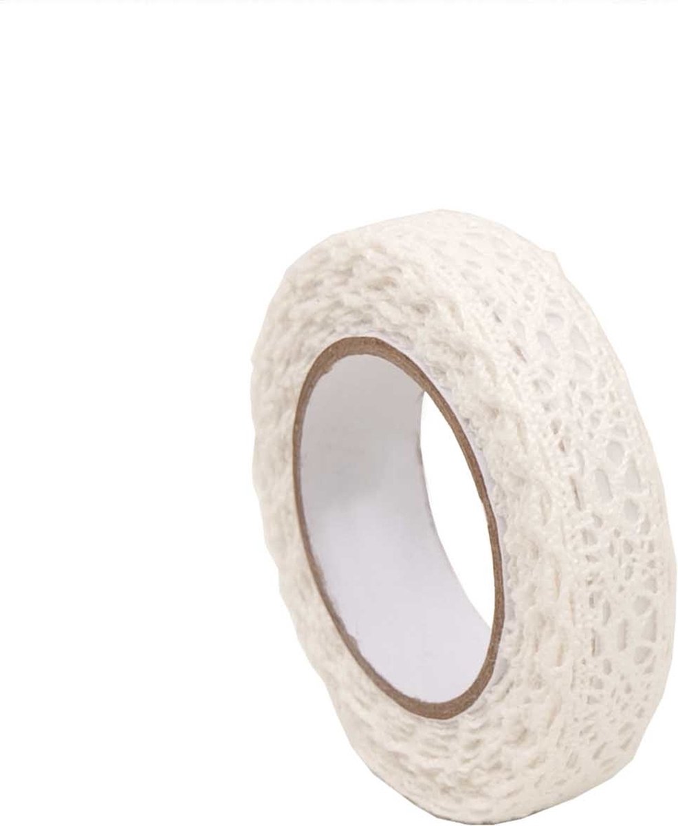 RICO DESIGN PATCHWORK FAMILY ZELFKLEVEND KANT WIT 2 15mm X 2,5m