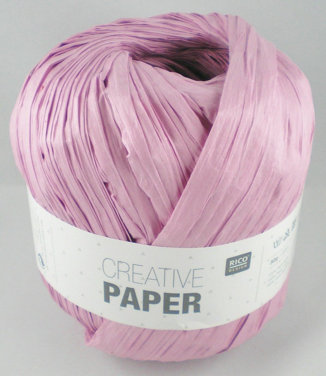 Creative Papier - Papier voor te haken - Papiergaren - Licht roos