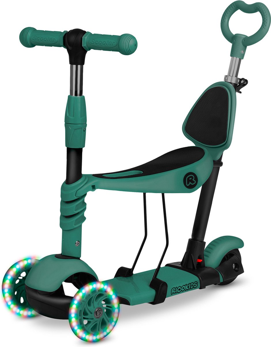 Ricokids Todi driewielige scooter - groen