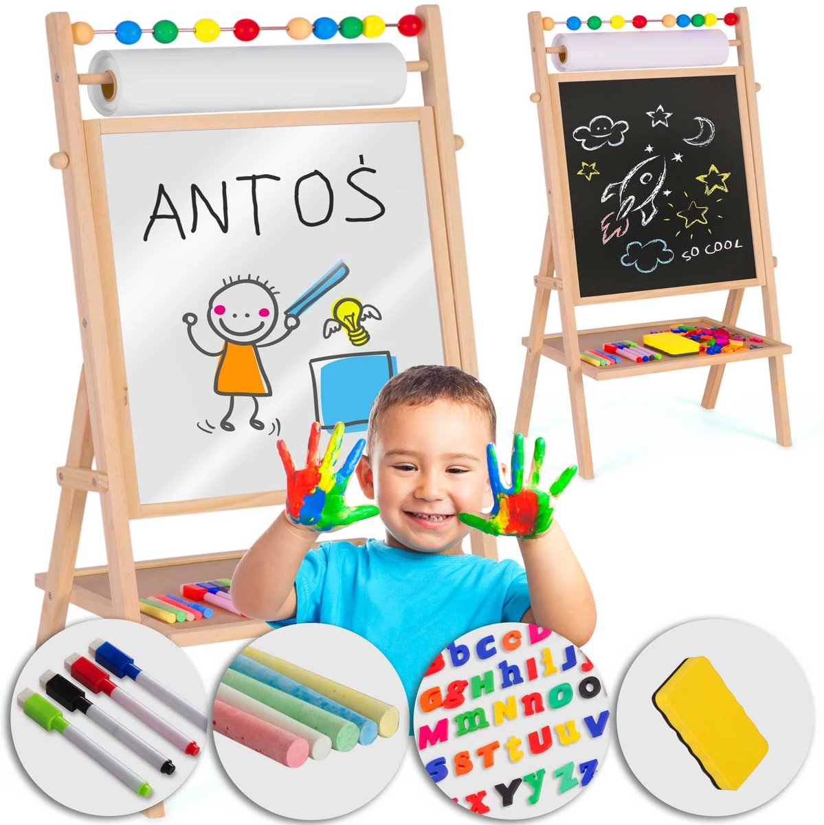 Ricokids magnetisch krijtbord