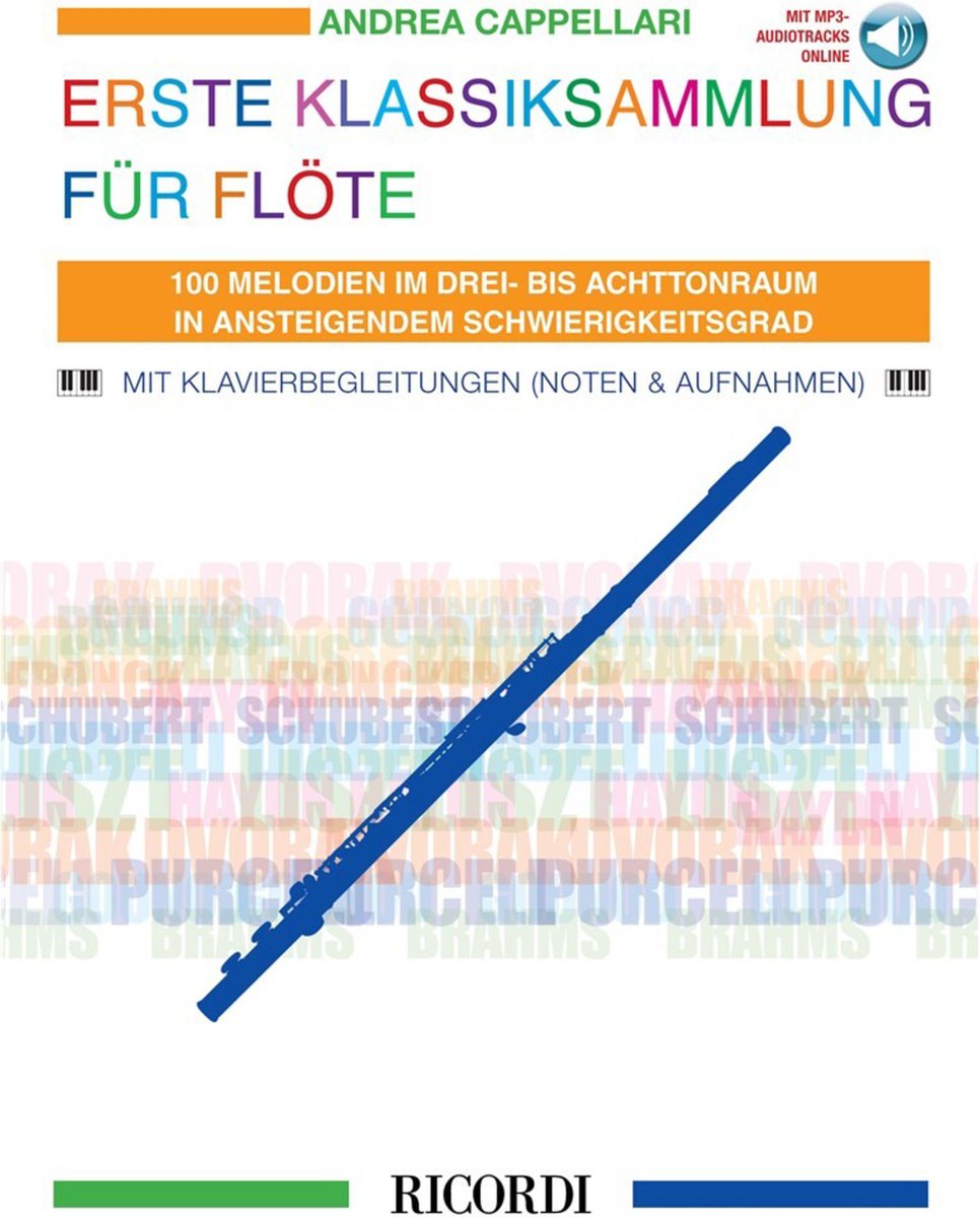 Ricordi Erste Klassiksammlung für Flöte - Songboek voor dwarsfluit
