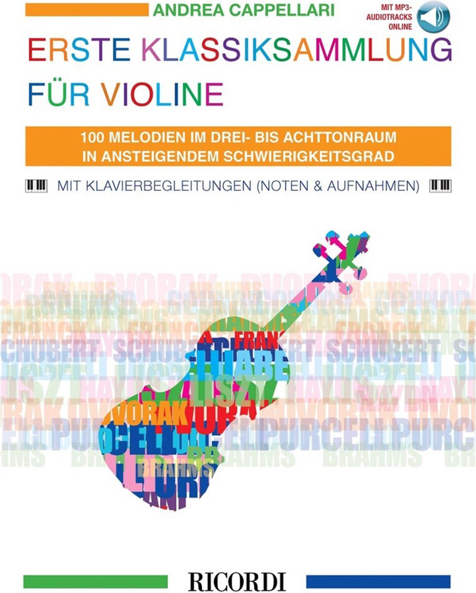 Ricordi Erste Klassiksammlung für Violine - Bladmuziek voor snaarinstrumenten