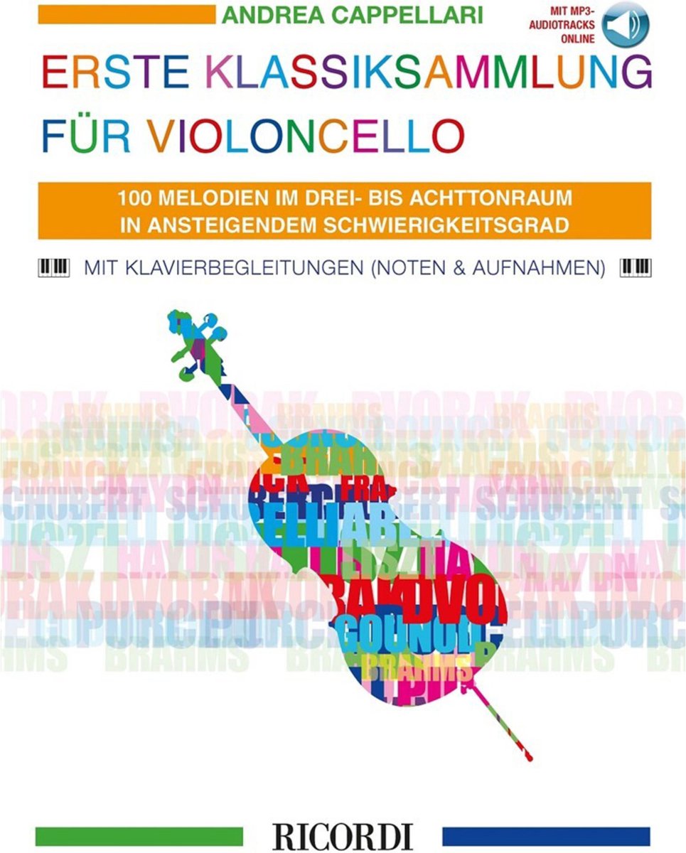 Ricordi Erste Klassiksammlung für Violoncello - Bladmuziek voor snaarinstrumenten