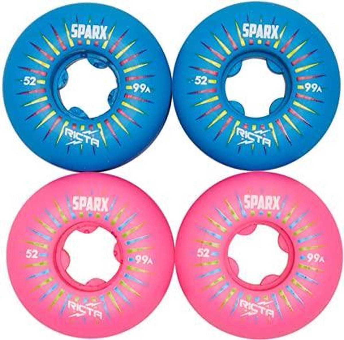 Ricta 52 mm Sparx II 99A skateboardwielen multi