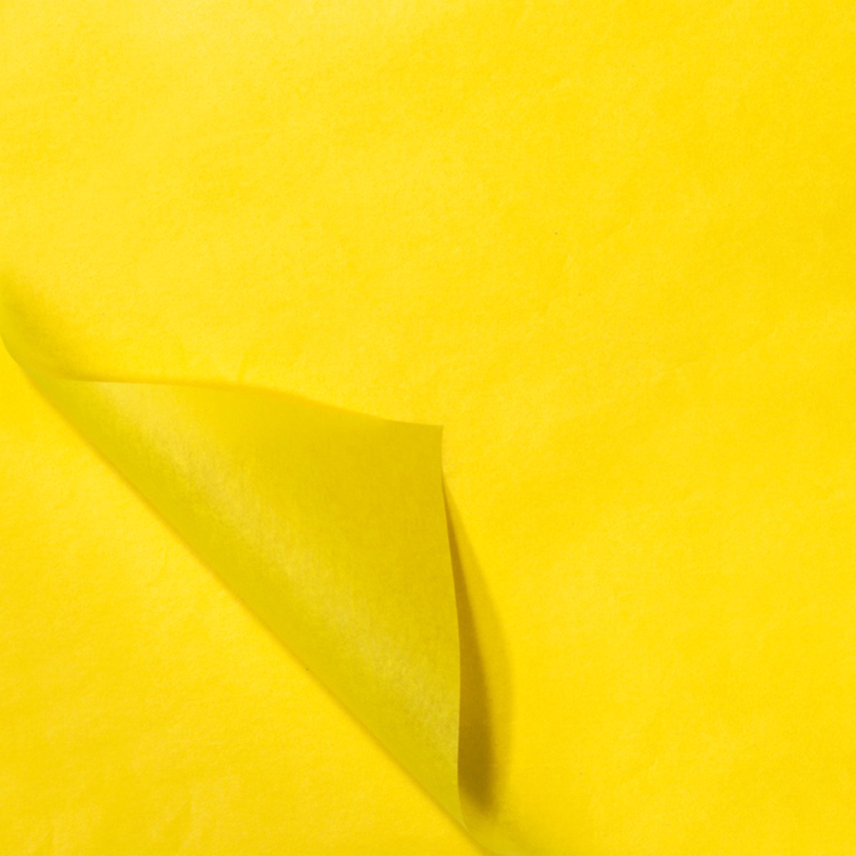 Zijdepapier vloeipapier tissue papier inpakpapier geel zijdevloei - 50x70 cm 17gr - 100 vellen - Verhuispapier - knutselen - inpakken en beschermen