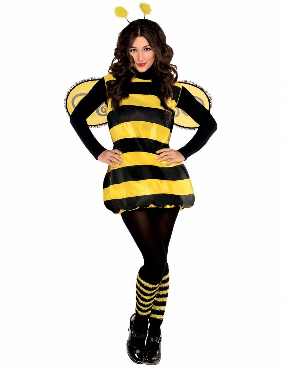 RIETHMULLER - Bijen Kostuum voor vrouwen zwart wit - M / L