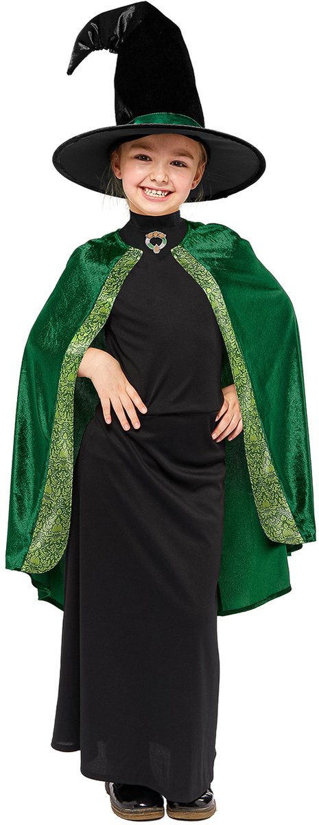 RIETHMULLER - Professor McGonagall-kostuum Harry Potter Kind - 128/134 (8-10 jaar)