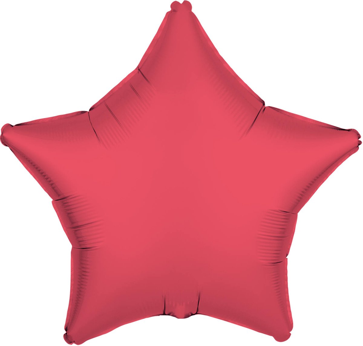 Riethmüller - Folieballon ster - neon rood - 45 cm
