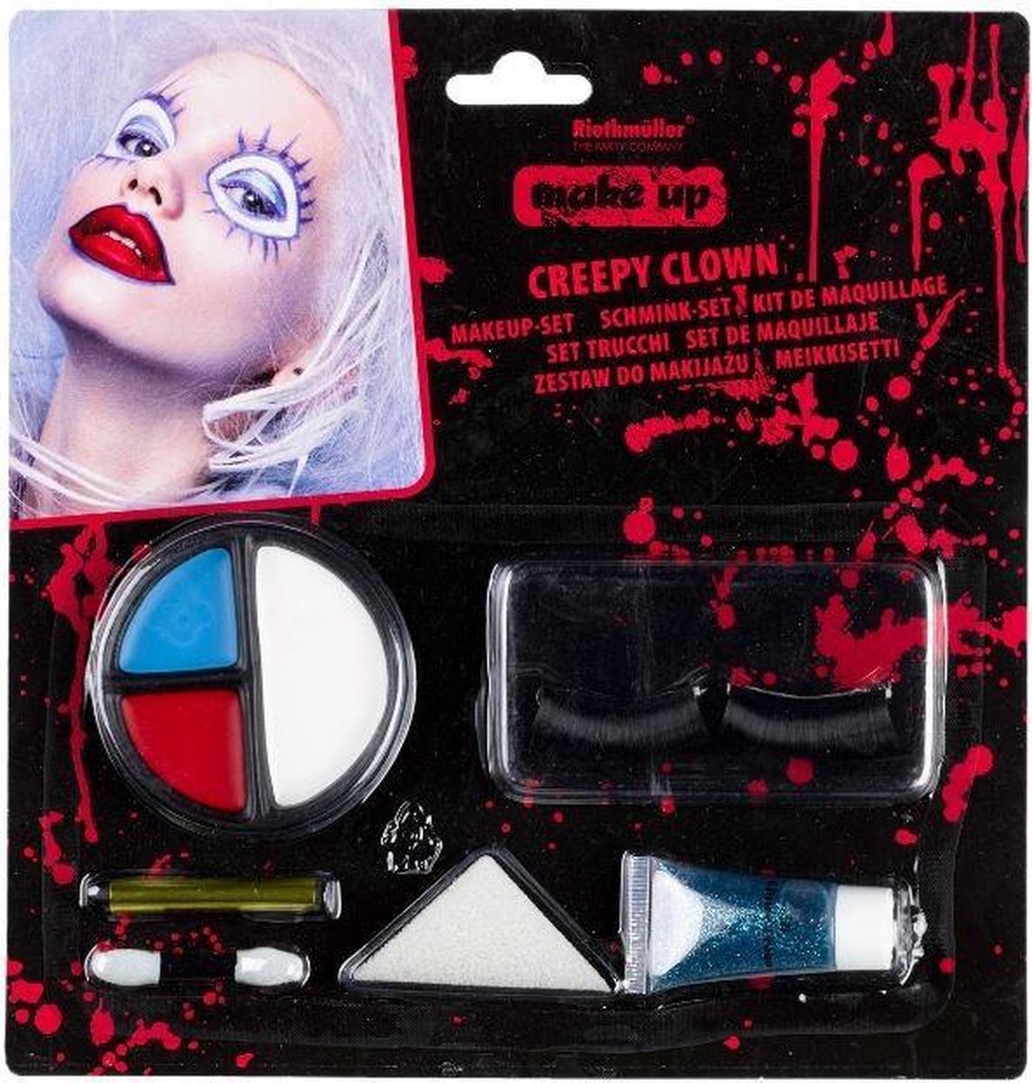 Riethmüller Make-upset Enge Clown Waterverf 8-delig