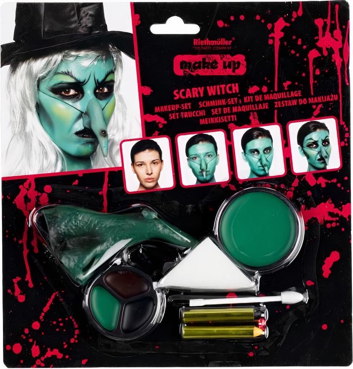 Riethmüller Make-upset Heks Waterverf 9-delig