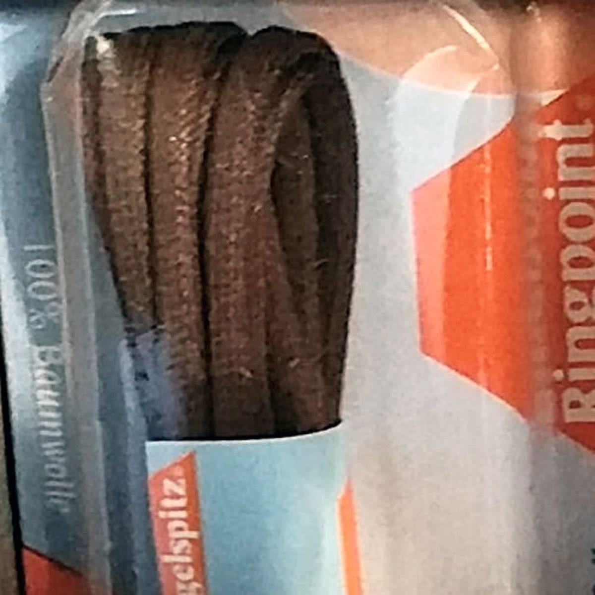 2.5 mm x 75cm Bruin - Ronde wax Fashion veter Katoen 68 schoenveters