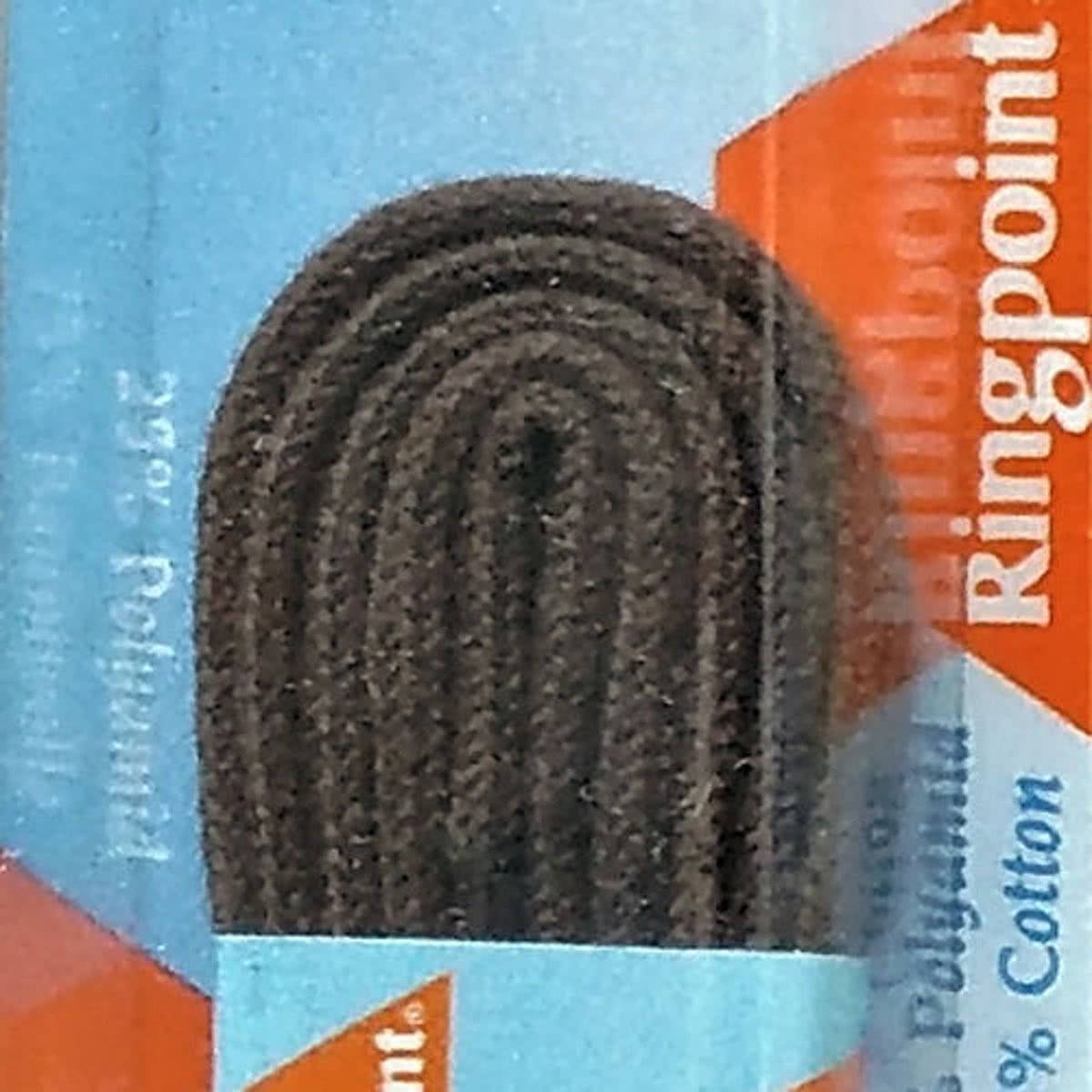 2.5 mm x 90 cm lichtbruin - Dunne ronde veter 25% polyamide