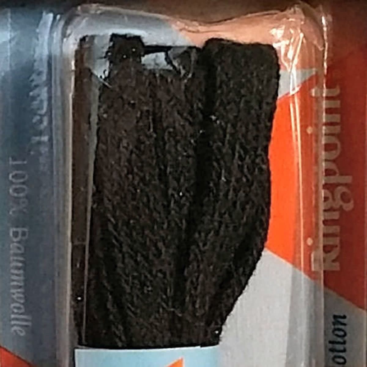 5.5mm x 75cm Plat Zwart Smalle platte schoenveter 60_75_102