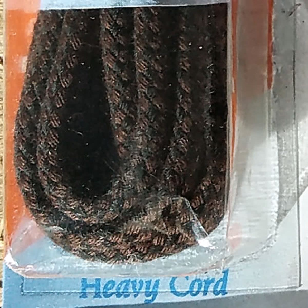 72_120_97  4.5 mm x 120 cm - Rond Midbruin / Donkerbruin - Dikke veter 72-120-97