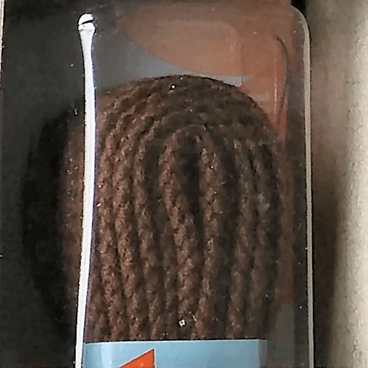 8 mm x 120 cm Plat Lichtbruin - Veter Medium Flat 100% katoen