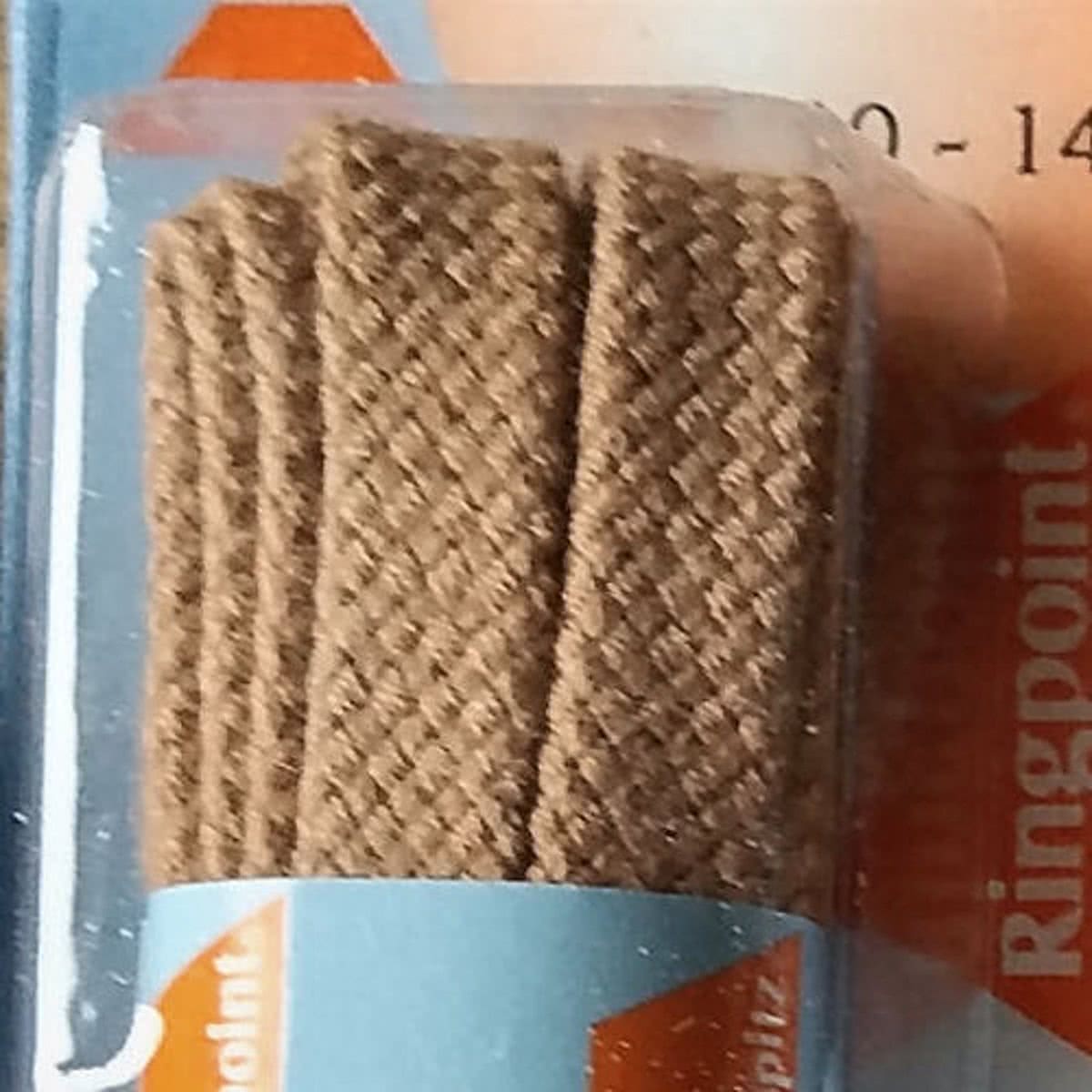 8 mm x 90 cm Plat Beige - Schoenveter Medium Flat 100% katoen