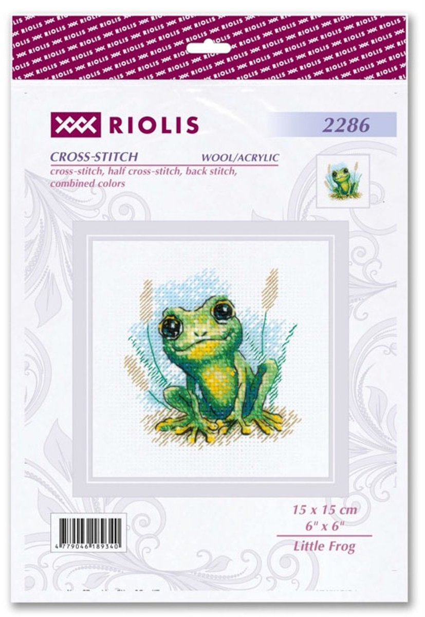 Borduurpakket 2286 Little Frog - RIOLIS