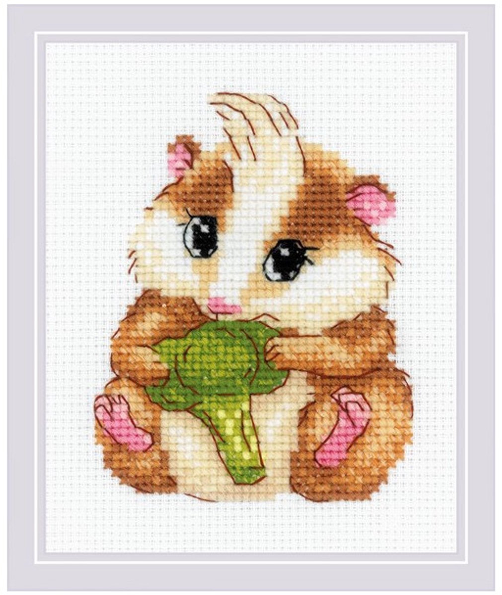 RIOLIS Cute Hamster borduren (pakket) 2185
