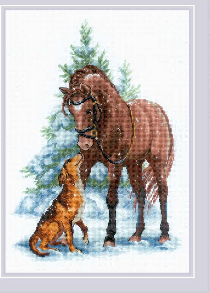 RIOLIS Hey Buddy! borduren (pakket) 2159