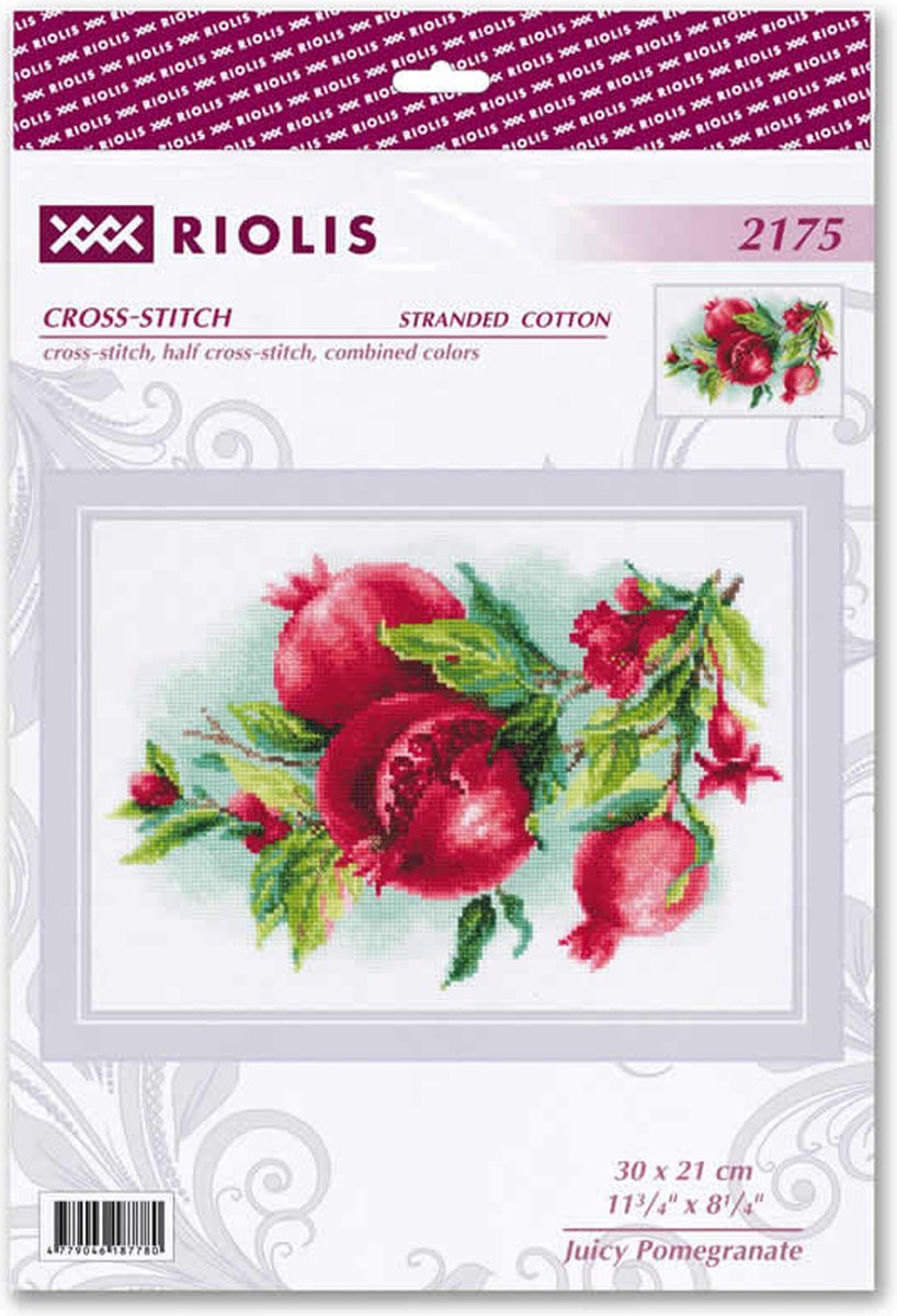 RIOLIS Juicy Pomegranate borduren (pakket) 2175
