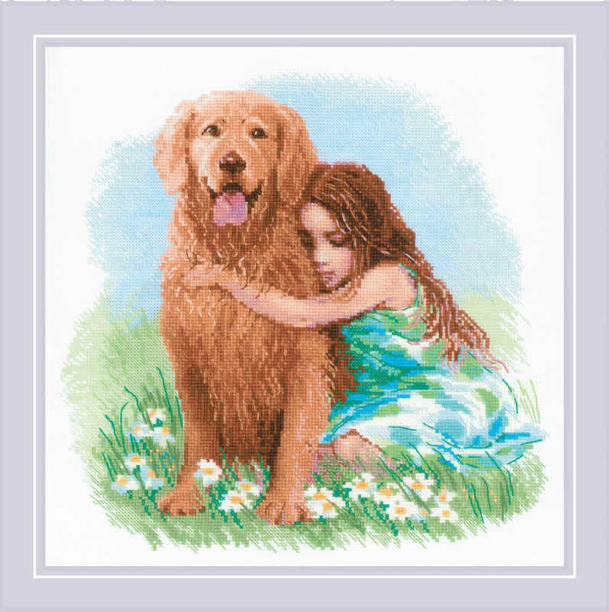 RIOLIS True Friend borduren (pakket) 2158