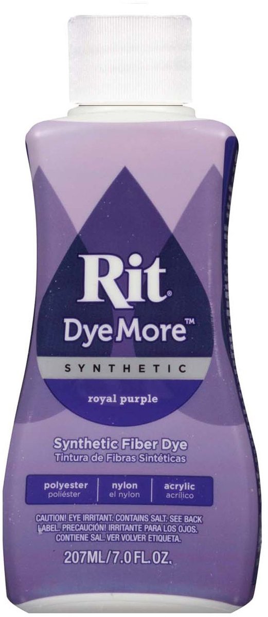 Rit textielverf Dyemore Royal Purple voor synthetische stoffen.