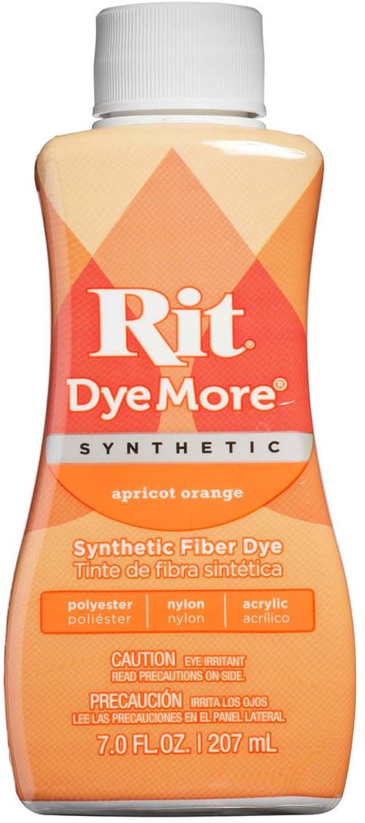 Rit textielverf synthetisch Dyemore Apricot Orange 207ml polyester.