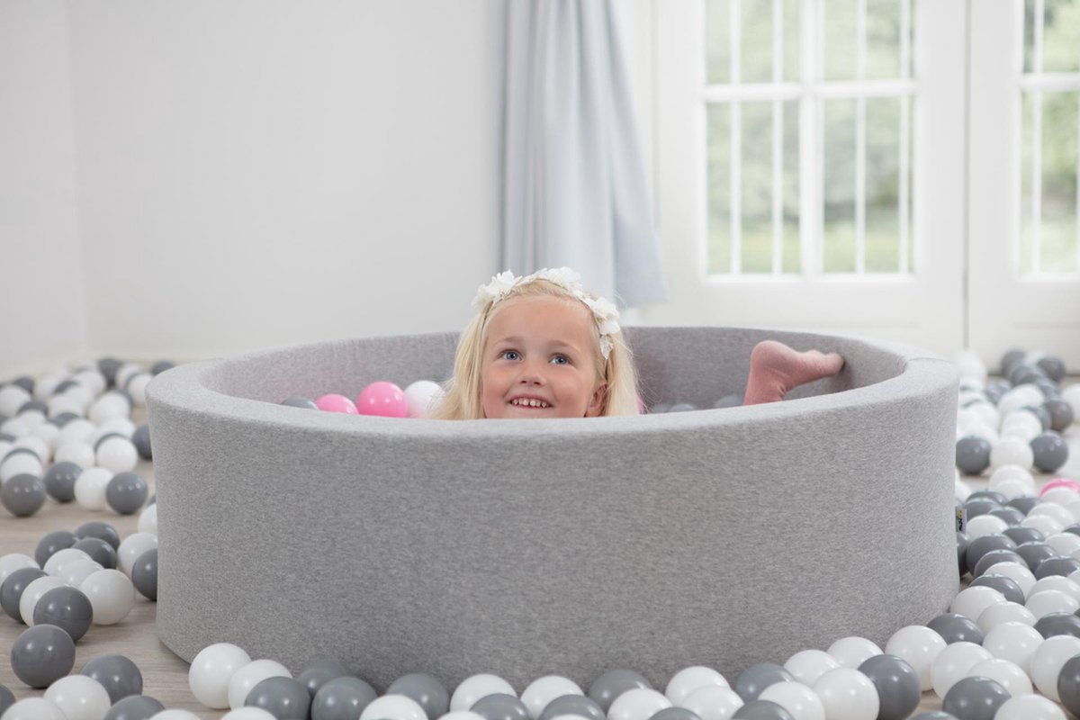     set met 150 ballen - Grijs, Meisjes