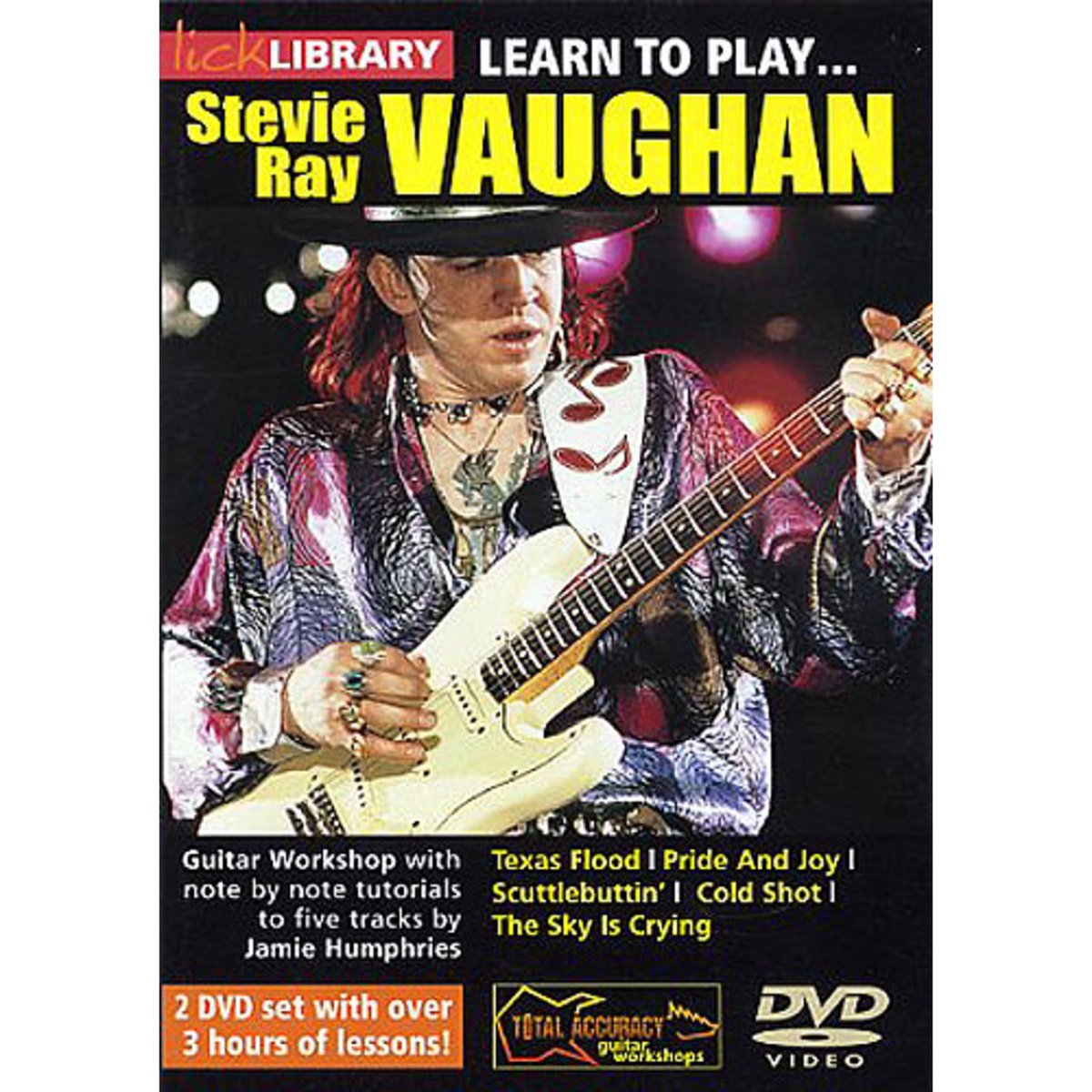 Roadrock International Lick Library - S.R. Vaughan Learn to play (gitaar), DVD - DVD / CD / Multimedia: Q - Z
