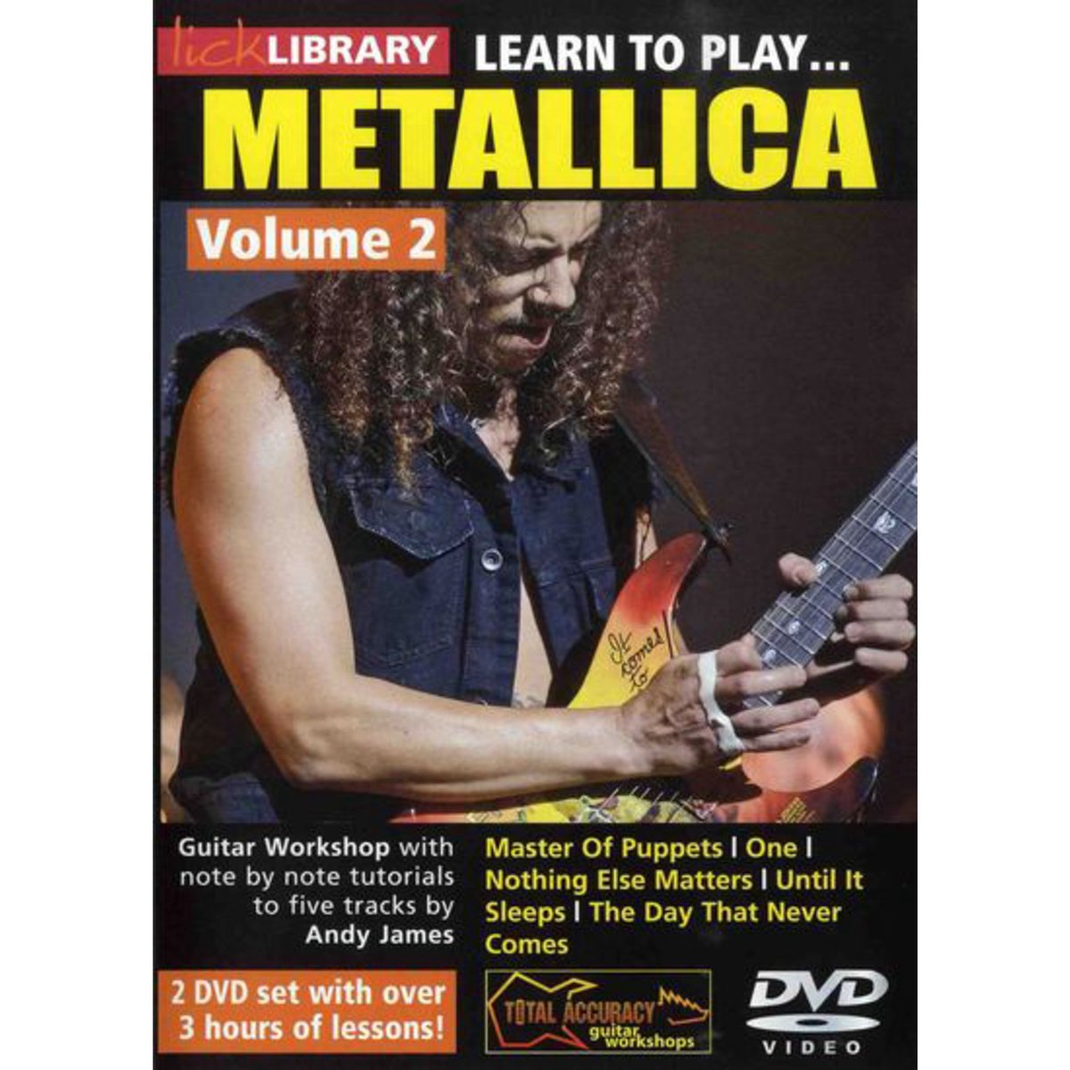 Roadrock International Lick Library - metallica 2 Learn to play (gitaar), DVD - DVD / CD / Multimedia: M - N