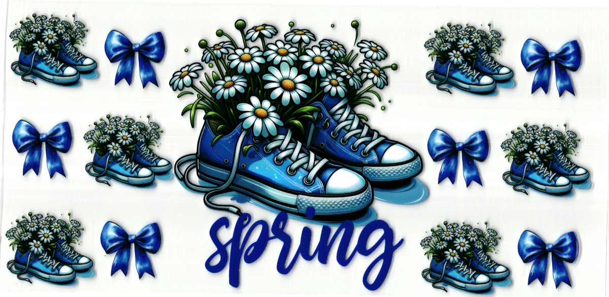 UV DTF cup wrap sticker - stickers - beker - cup - koffie - drinkbeker - sticker - strik - bloemen - schoen - bloem - uv sticker - hobby - stikker - zelfklevende sticker - leuk op drinkbeker - beplakken op alle objecten - leuk voor op je koffer