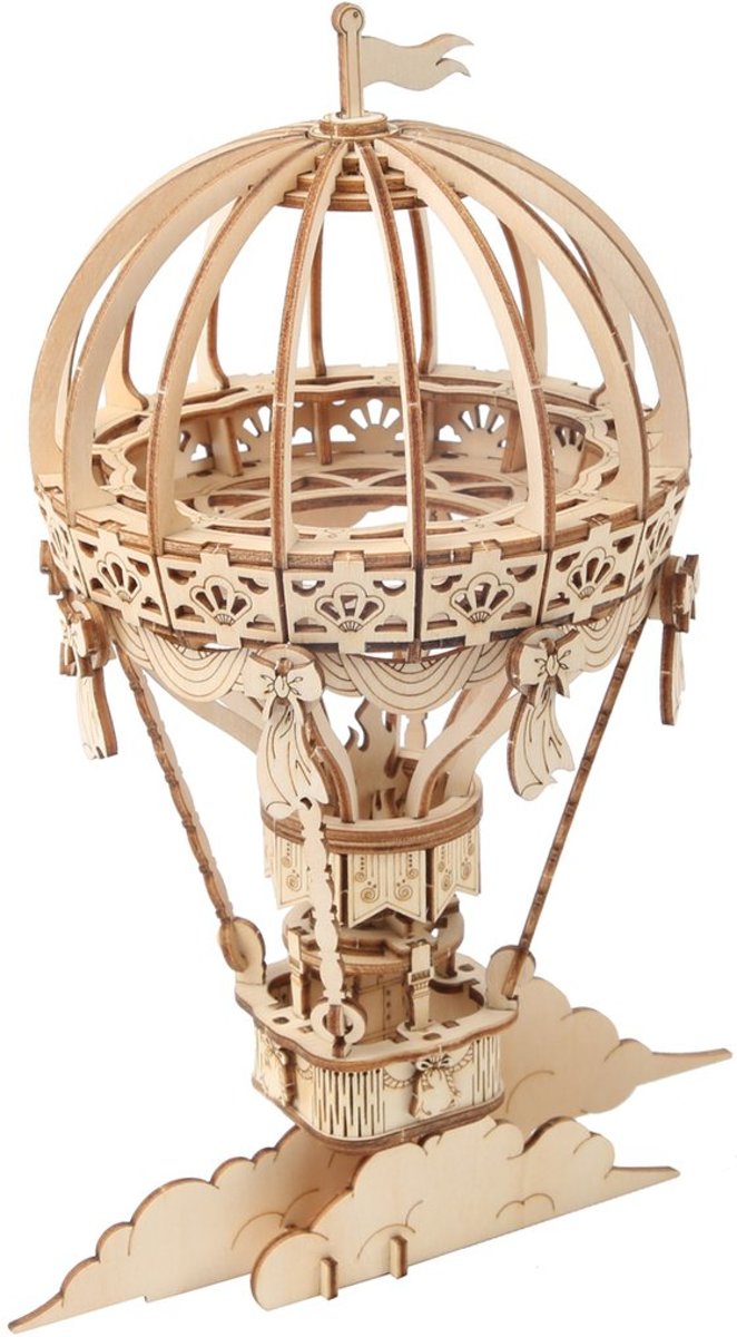 Modern 3D Wooden Puzzel Heteluchtballon