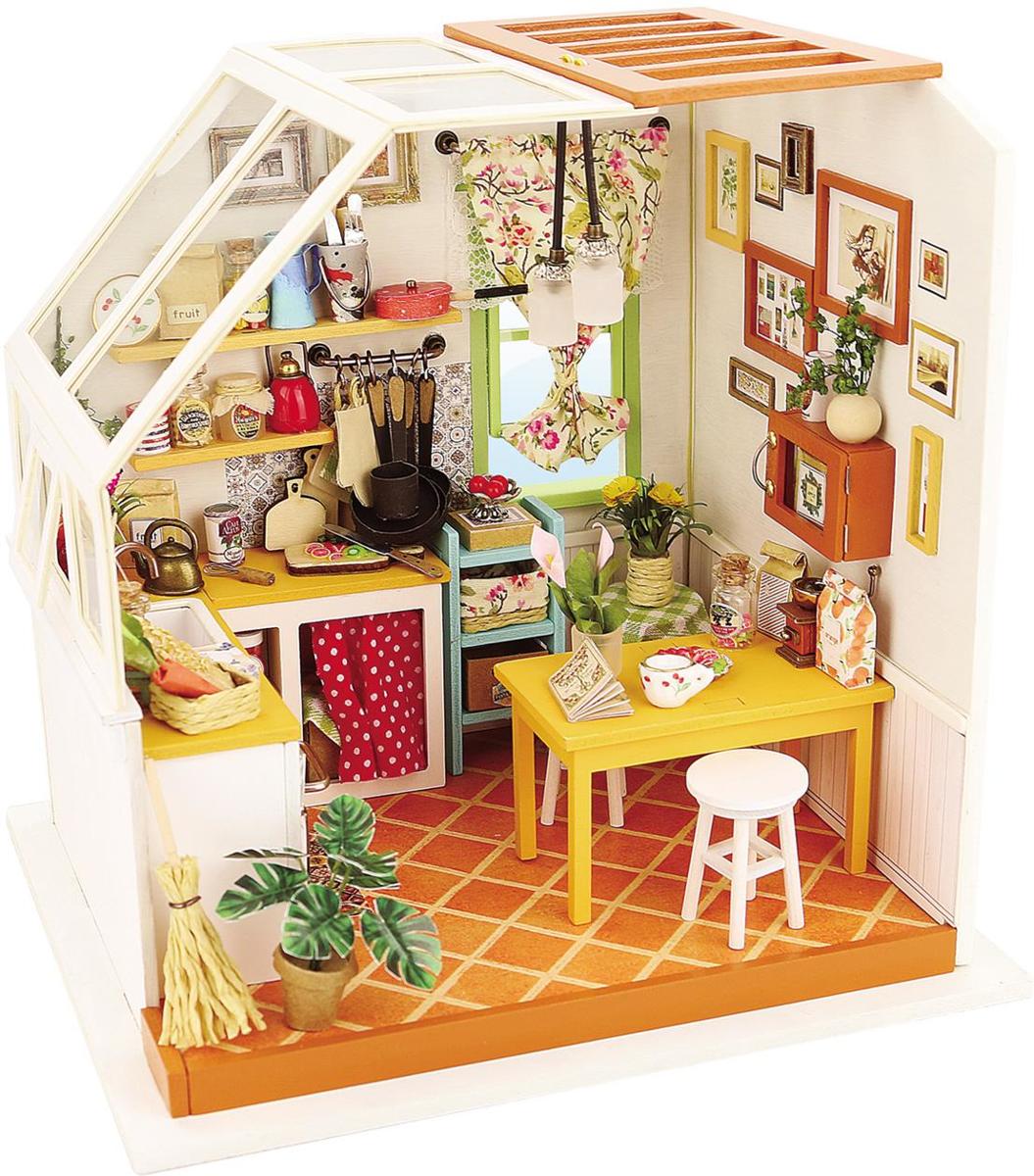 Robotime - DIY Dollhouse Kit-Jasons Kitchen - Houten Bouwpakket