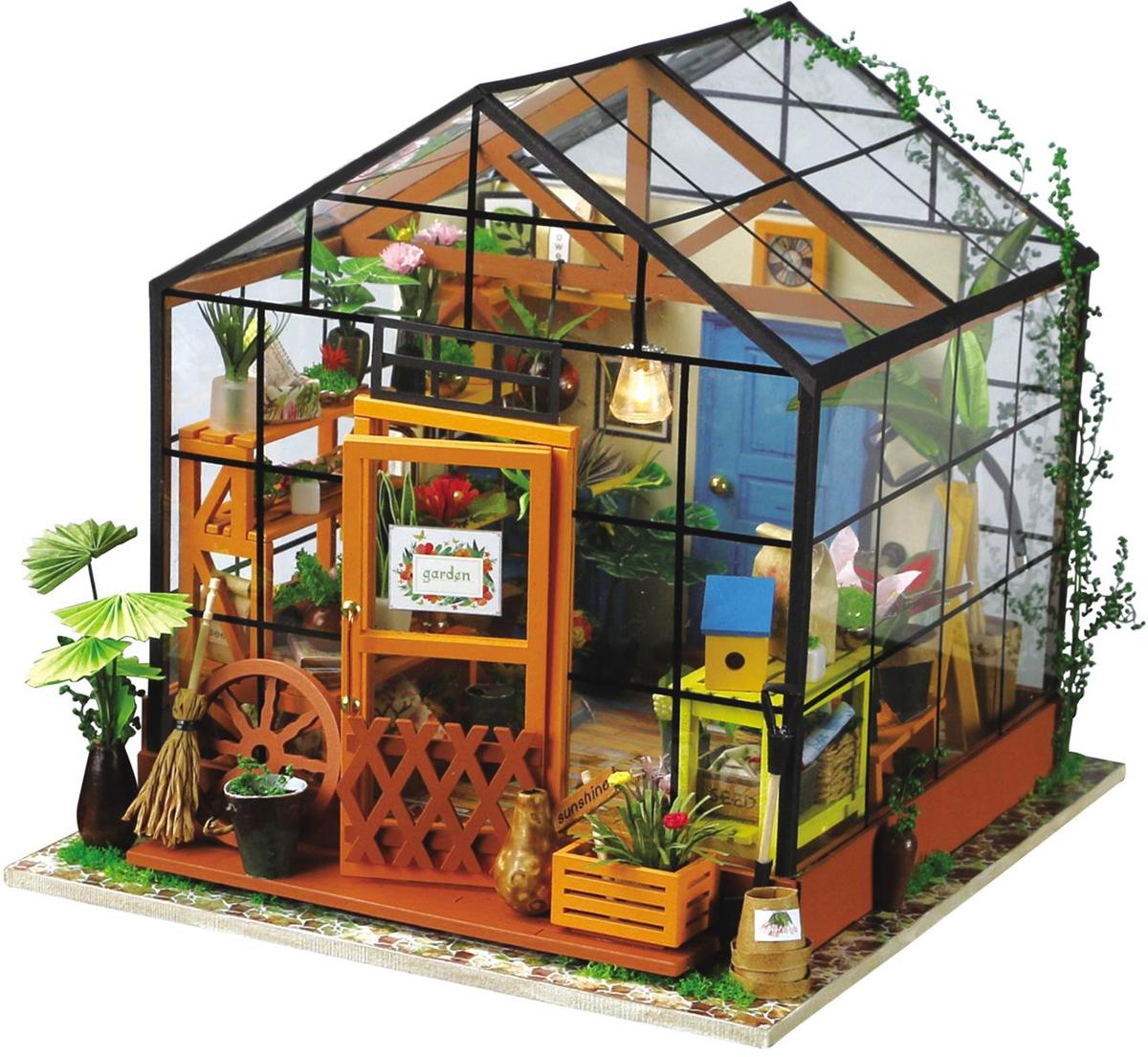 Robotime - DIY Miniature House Cathys Flower House - Houten Bouwpakket