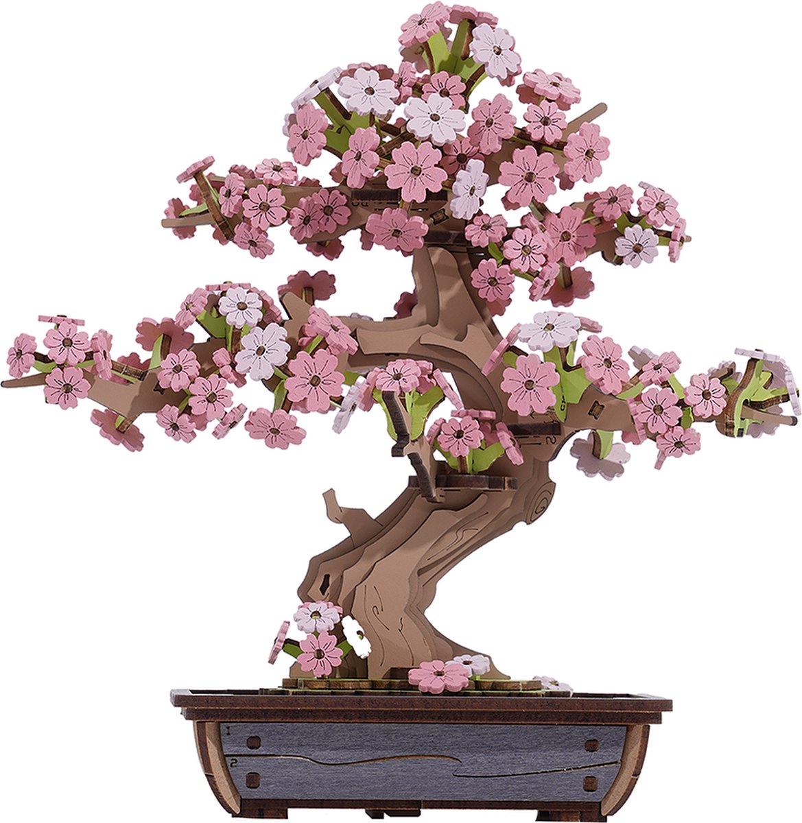 Robotime Rolife Sakura Bonsai - TG415 - Rolife - DIY Miniatuur - Knutselen - Bonsai - Bouwpakket