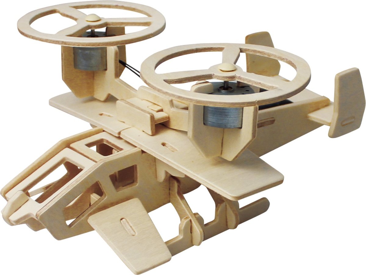 Robotime Samson P350 met zonnecel - Houten Modelbouw