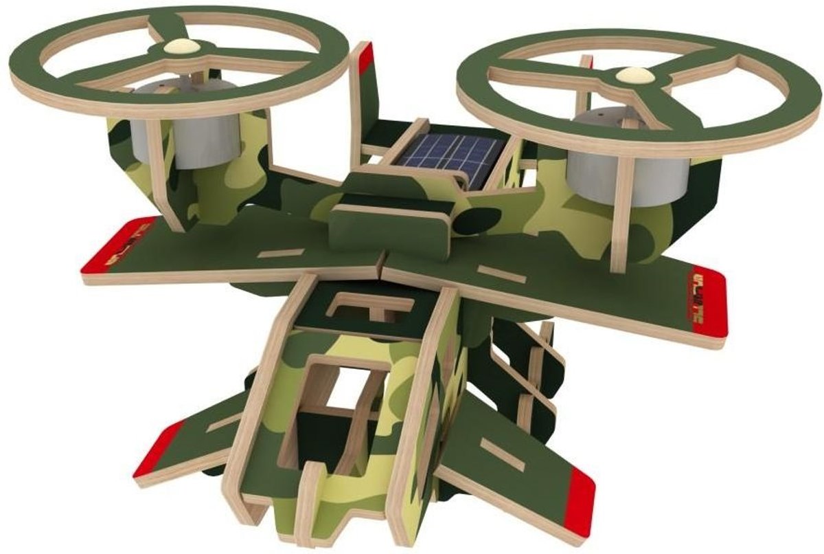 Robotime Solar Houten Modelkit met Papiercoating - Samson
