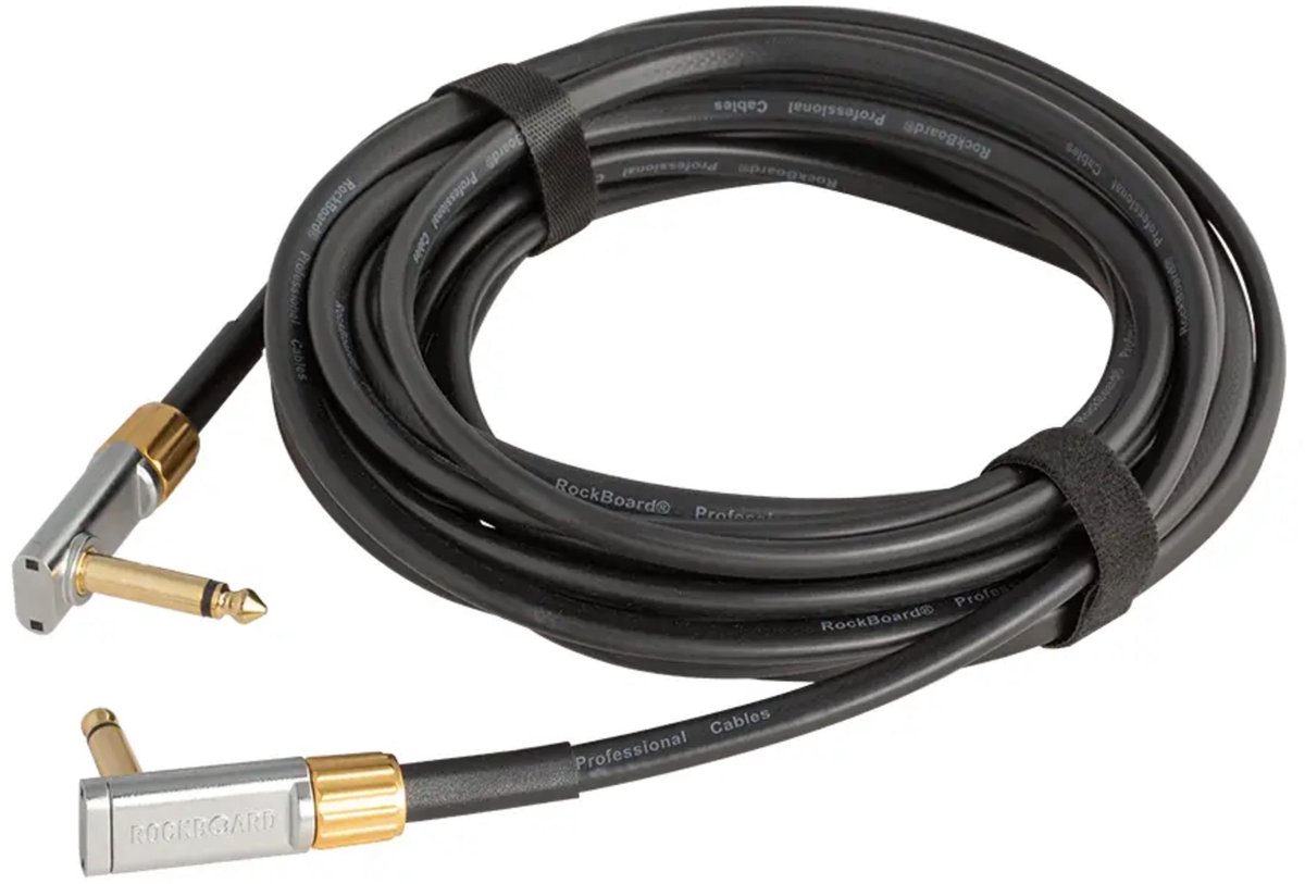 Rockboard Premium Flat Instrument Cable Angled/Angled 6 m - Gitaarkabel