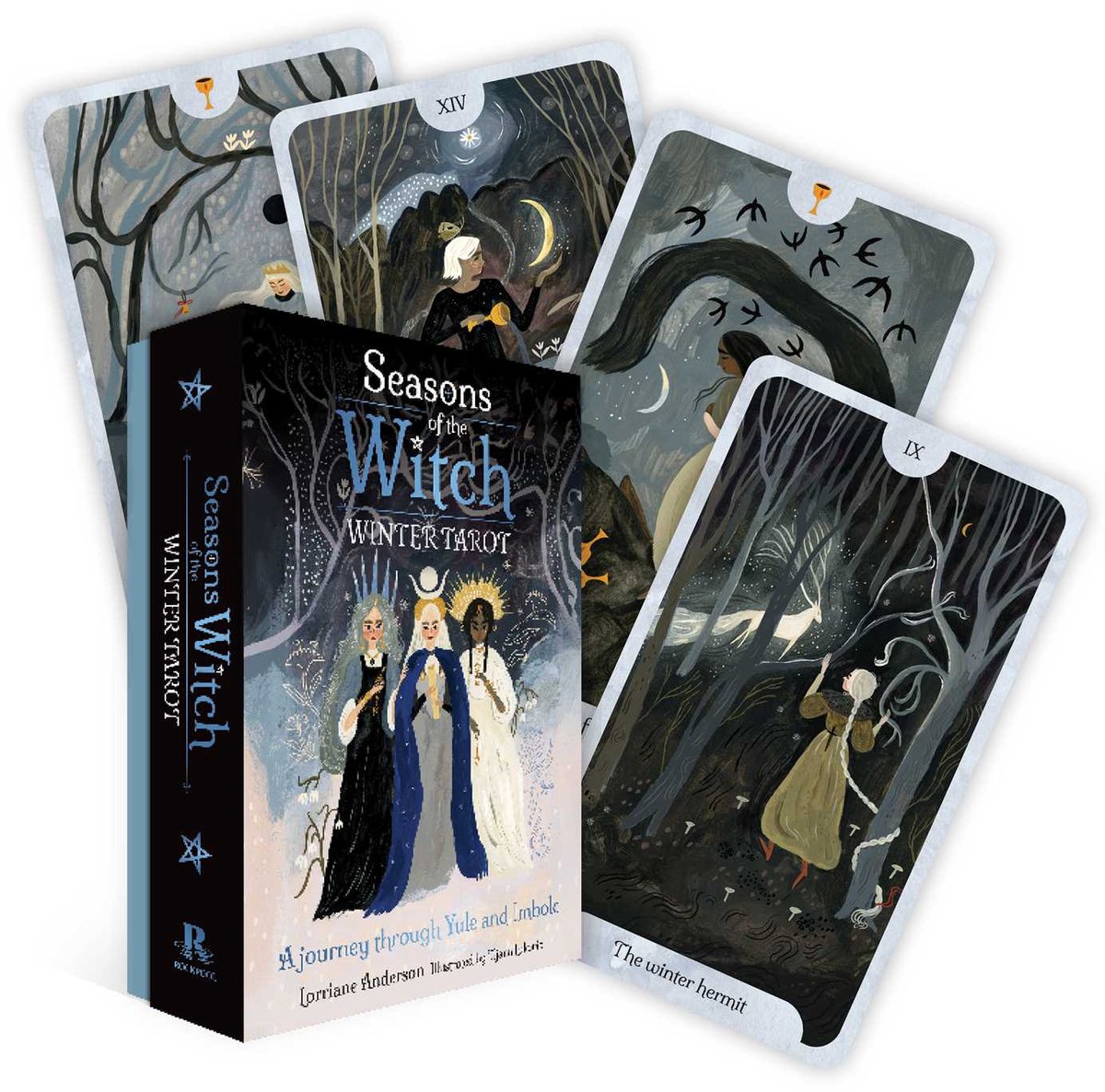 Seasons of the Witch Winter Tarot - 78 kaarten voor diepe divinatorische wijsheid