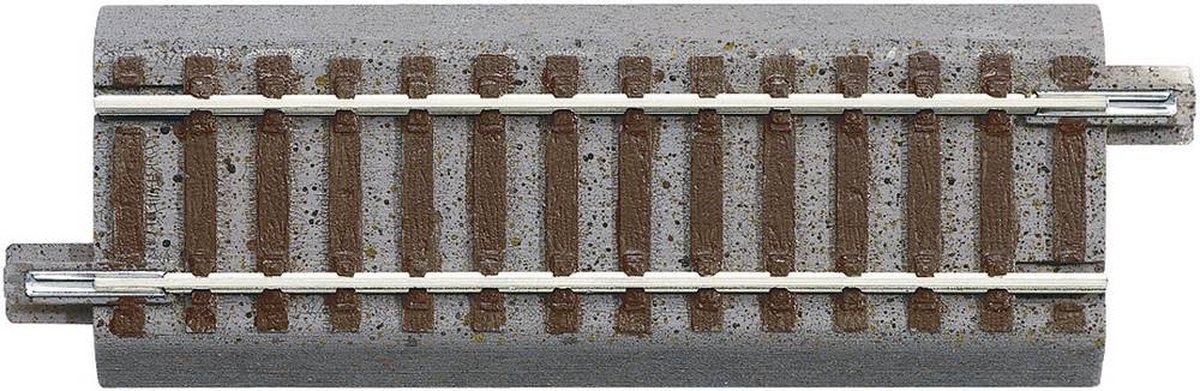 H0   GeoLine (met ballastbed) 61113 Rechte rails G100 100 mm