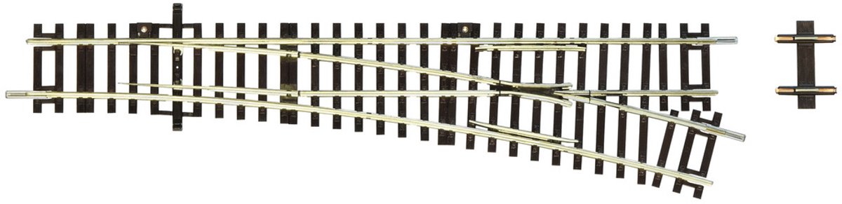 H0 Roco RocoLine (zonder ballastbed) 42443 Wissel, Rechts 230 mm 1 stuk(s)