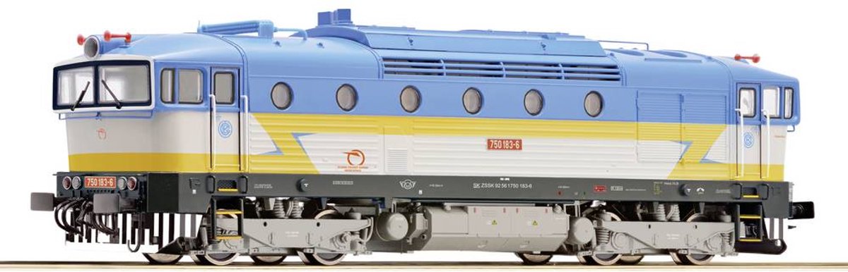   7310056 H0 diesellocomotief 750 183-6 van de ZSSK