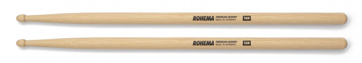 Rohema Classic 5AB Sticks Hickory - Drumsticks