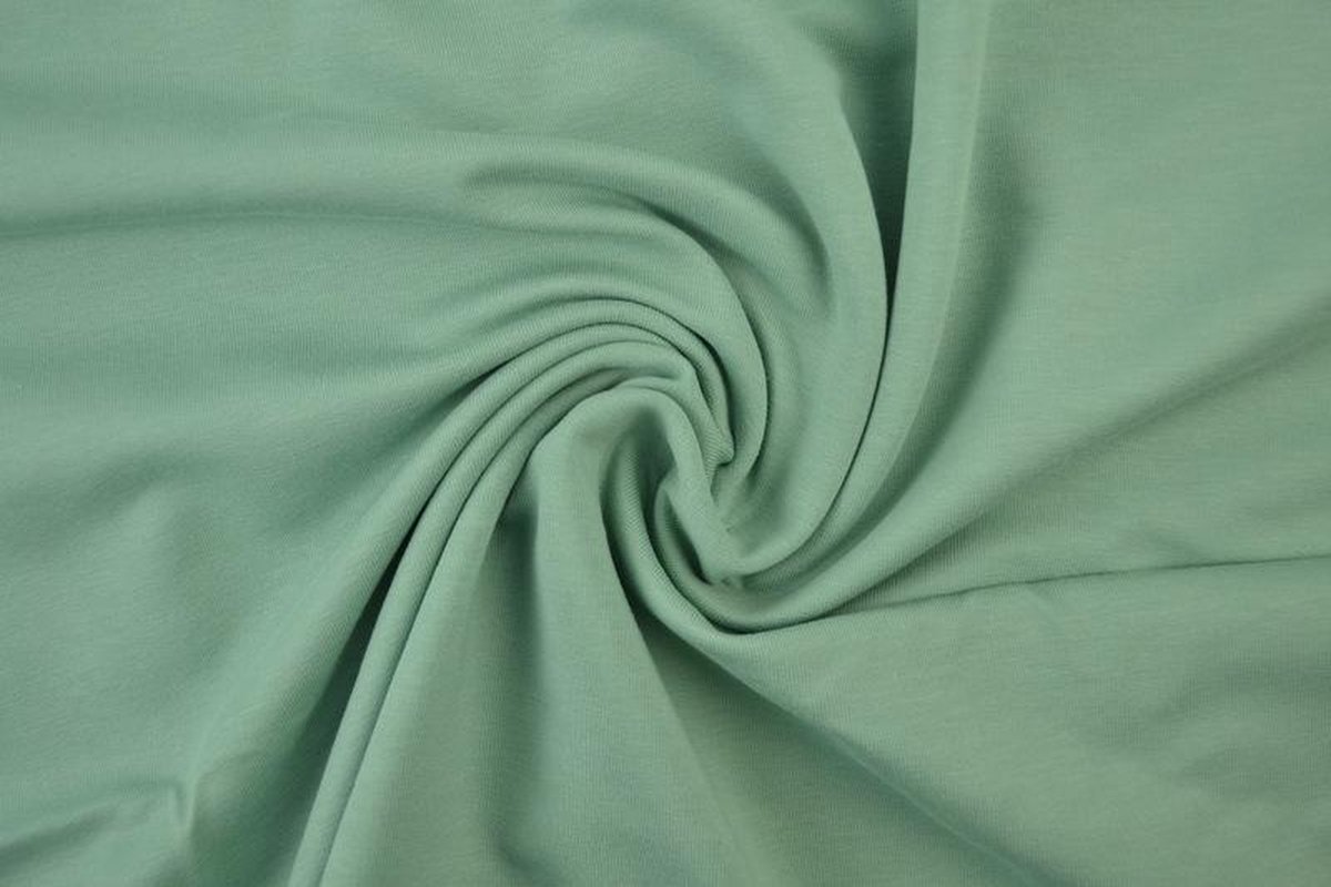 French terry stof - Oud groen - 10 meter