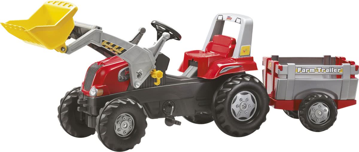 Rolly Toys Rolly Junior RT - Traptractor met Frontlader en Aanhanger